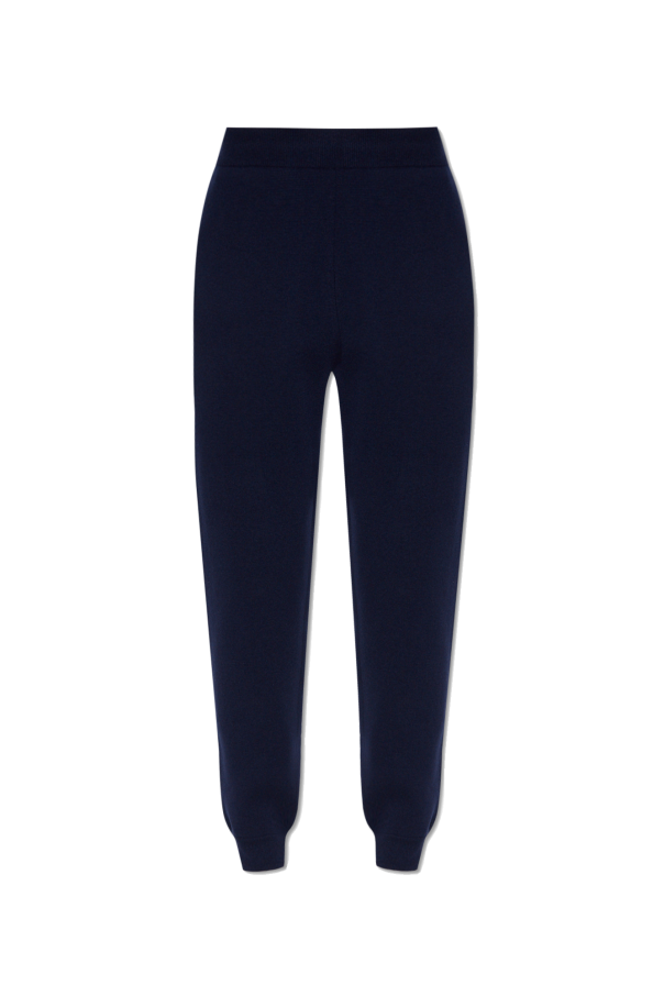 SchaferandweinerShops Canada - Navy blue Cashmere trousers